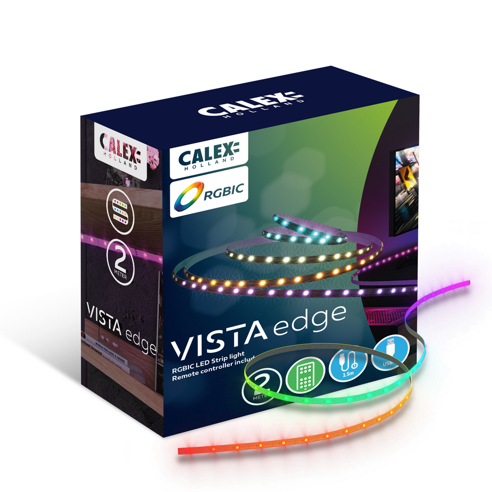 Calex LED-strip USB - 2M - RGB