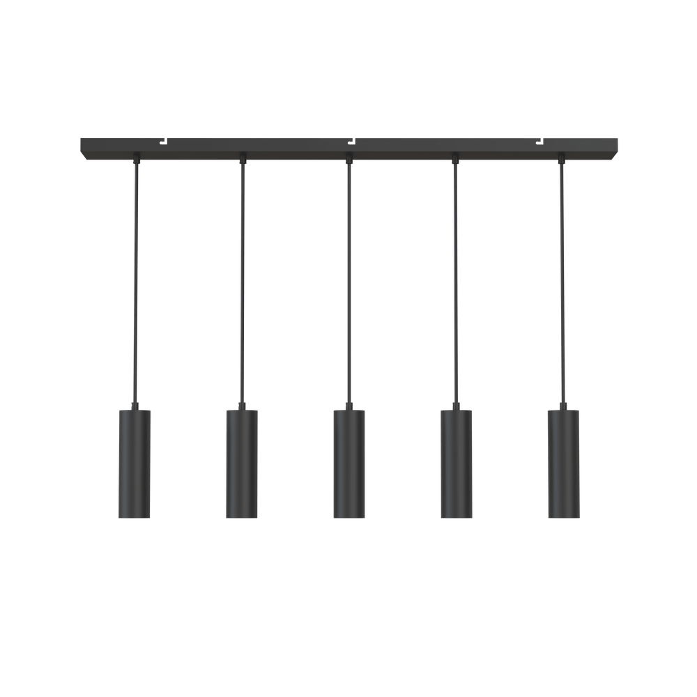 Calex Pendel 5 Lights - GU10 - Black