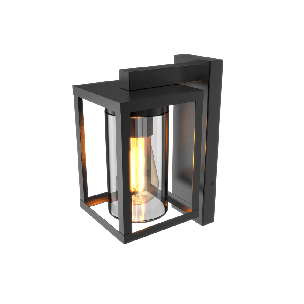 Calex LED Wall Lamp Naples - E27 - IP44 - Day/Night sensor - Black