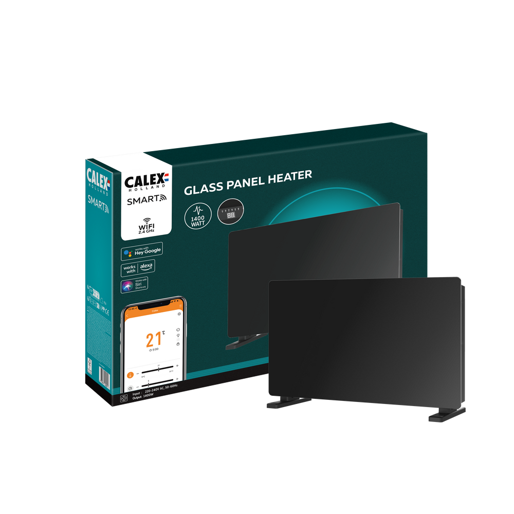 Calex Smart Panel Heater - with App Control - 1400W