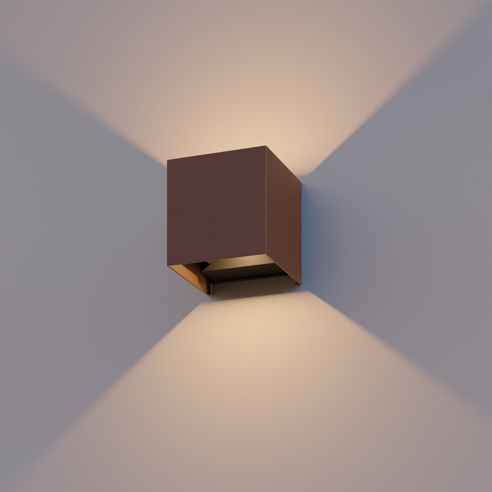 Calex LED Wall Lamp Bari - Up & Down - Anthracite - Warm White Light - 7W
