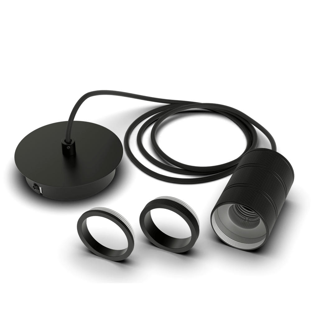 Calex HangLamp - E27 - Zwart - Excl. Lichtbron