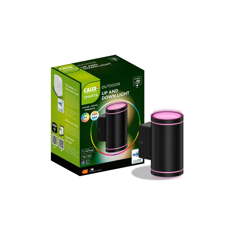 Calex Smart Wall Lamp - Up & Down - RGB + Warm White Light - 4W